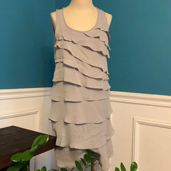 Women’s Inc Concepts gray dress layered sleeveless 8 - Picture 1 of 2